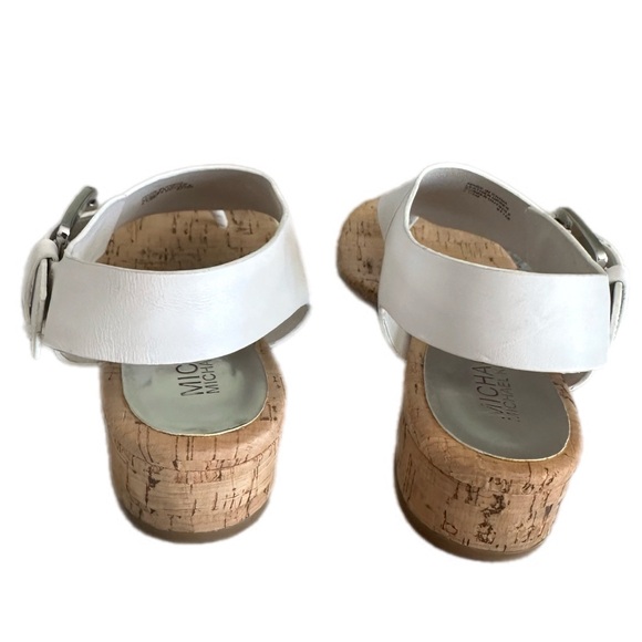 Michael Kors London Thong Sandals leather T Strap Slingback - Picture 3 of 11